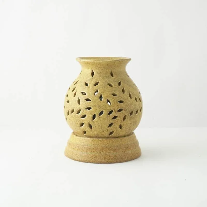 Pot Shaped Oil Diffuser - Brown media 4