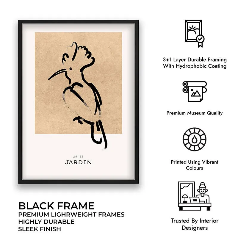 Gentle Wild Canvas Wall Painting With Black Frame media 9