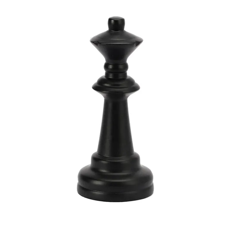 Minimalist Black Chess Showpiece media 3