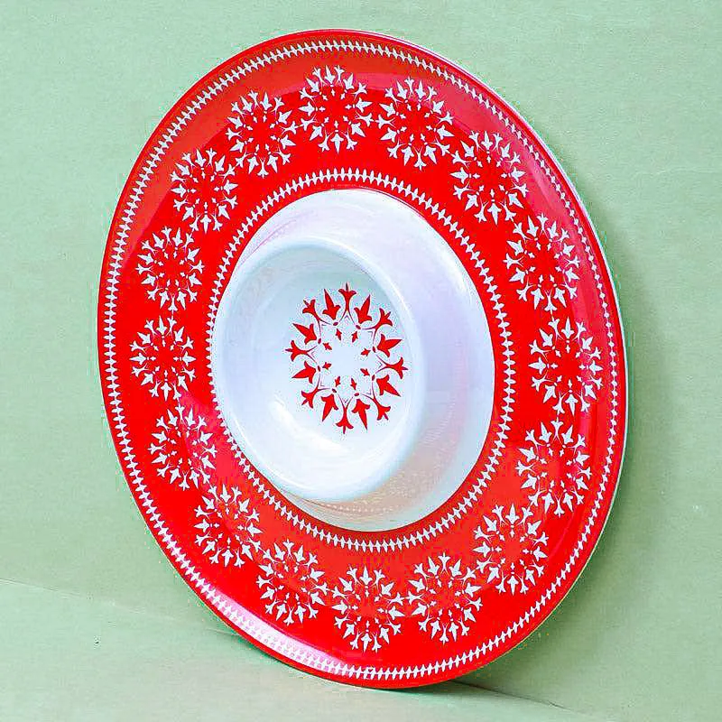 Nixa Melamine Platter - Red media 5