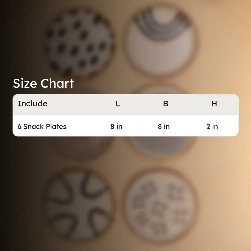 Fable Snack Plate - Set Of Six media 9