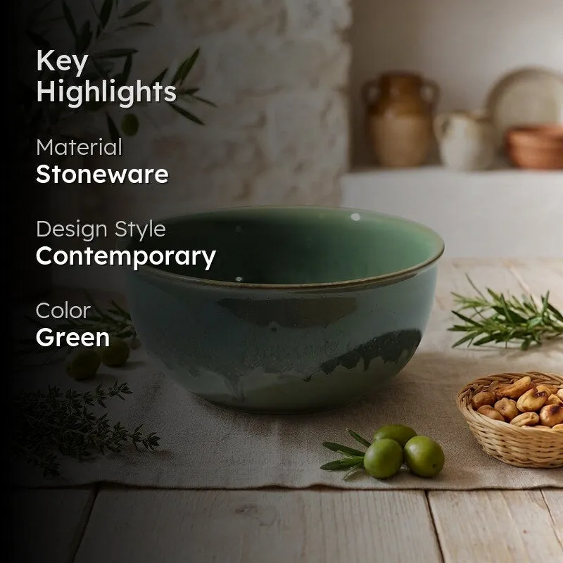 Sage Saga Serving Bowl - Medium media 2