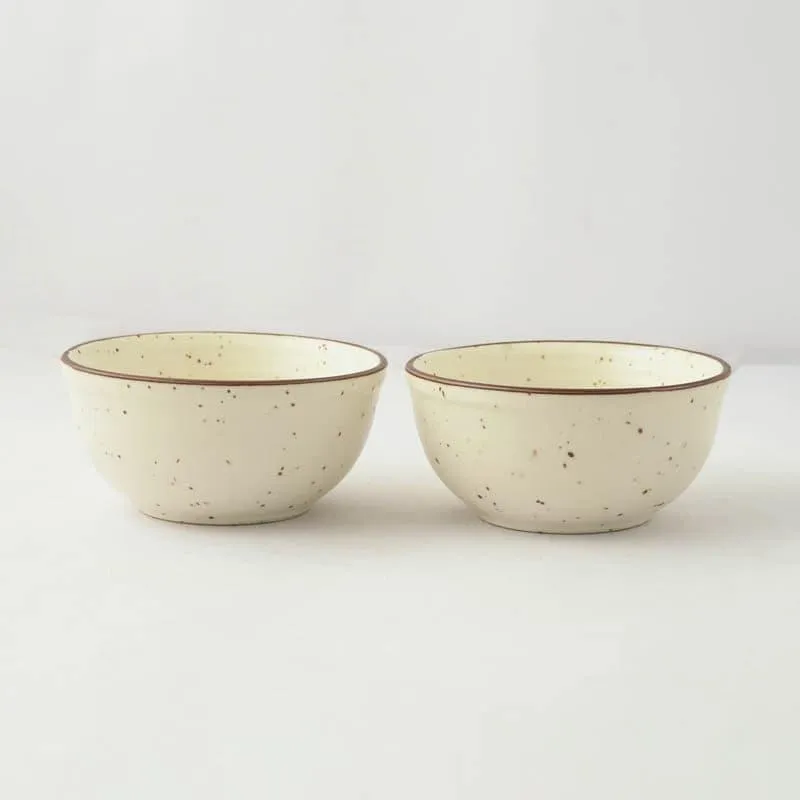 Beige Mia Bowl - Set Of Two media 3
