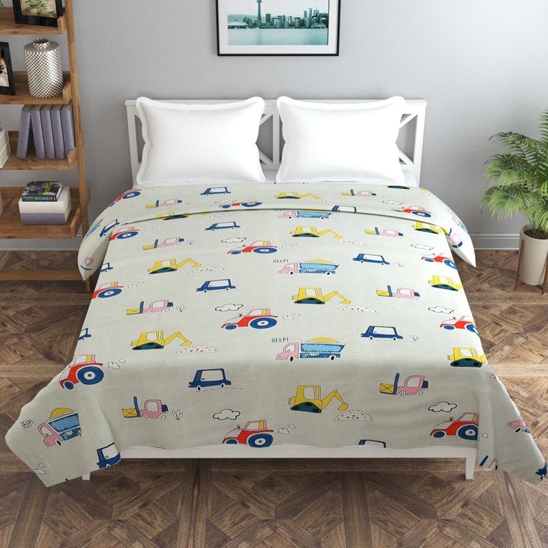 Trucker's Tuck-In Kids' Cotton Duvet Cover - 210 TC media 3