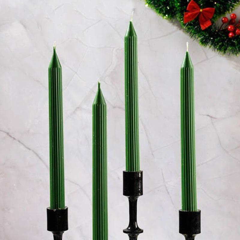 Set of 4 Guidance Taper Candles - Mahogany Shea Scented image 6