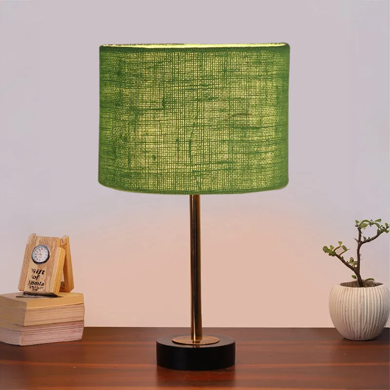 Sienna I Rodin Wooden Table Lamp - Green,Gold,Black media 2