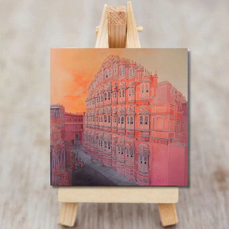 Colors Of Hawa Mahal Showpiece media 3