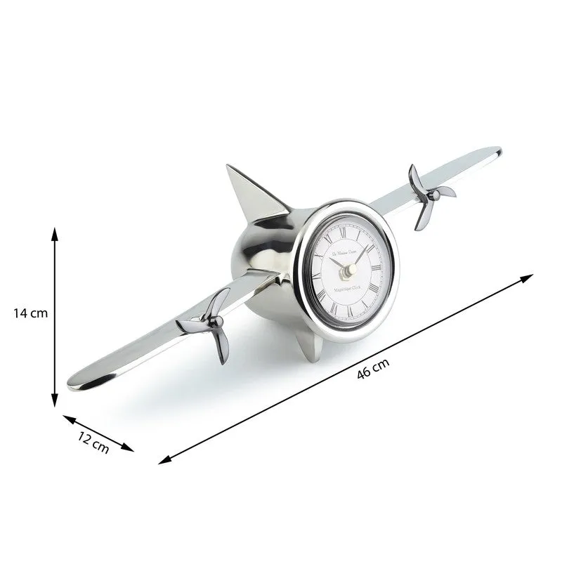 Fly Time Table Clock - Silver media 7