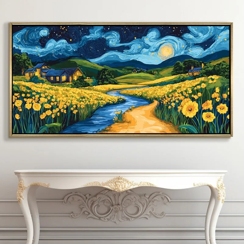 Infinity Canvas Wall Painting With Frame media 5