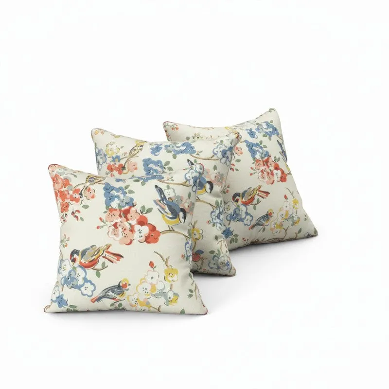 Petaline Floral Multicolor Cushion Cover Set - Set Of Three media 4