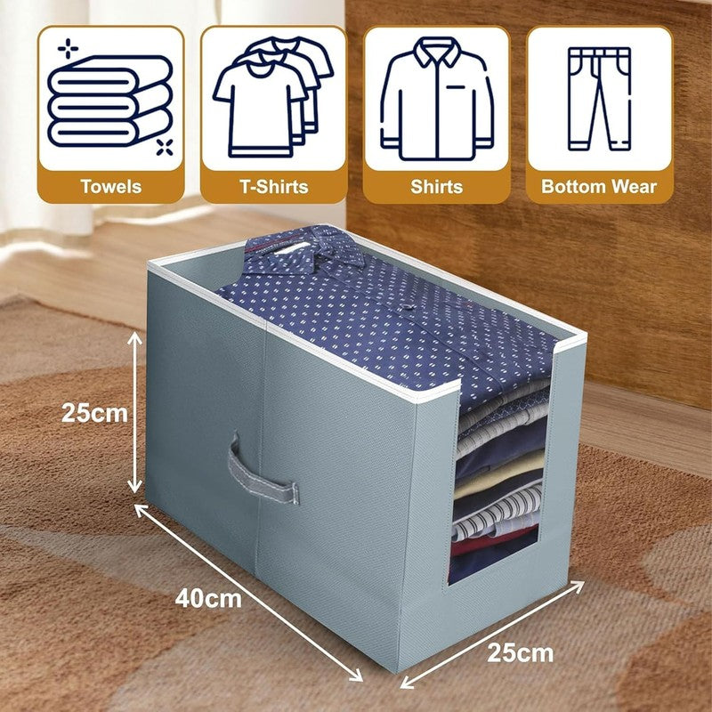 Laxis ClosetCrest Cloth Organizer (Set Of Four) - Set Of Four media 8