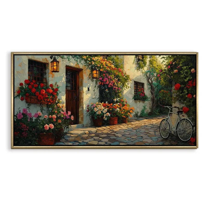 Enduring Charm Canvas Wall Painting With Frame media 3
