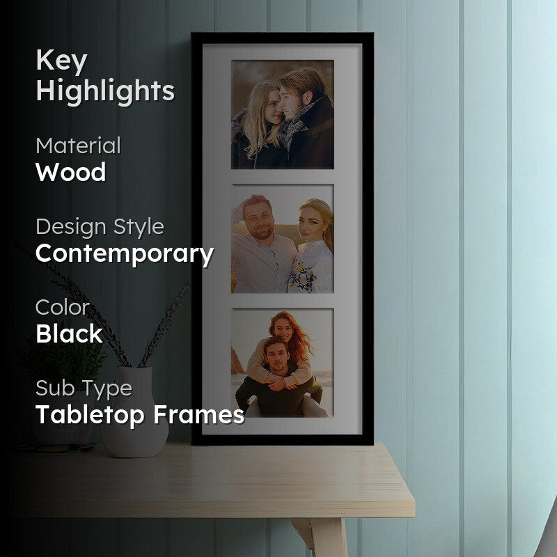 Pixera Collage Photo Frame - Black media 2