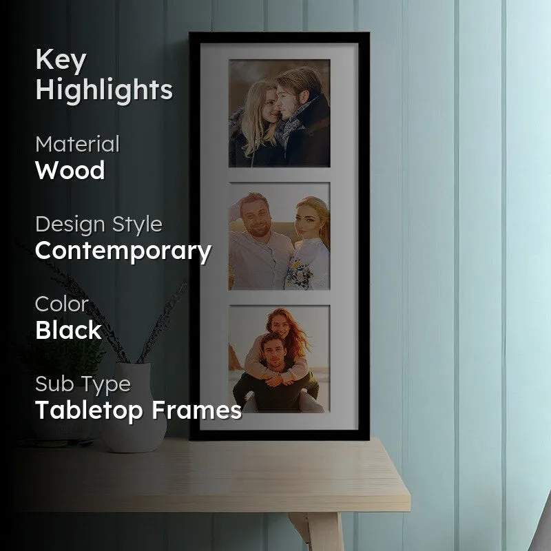 Pixera Collage Photo Frame - Black - 2