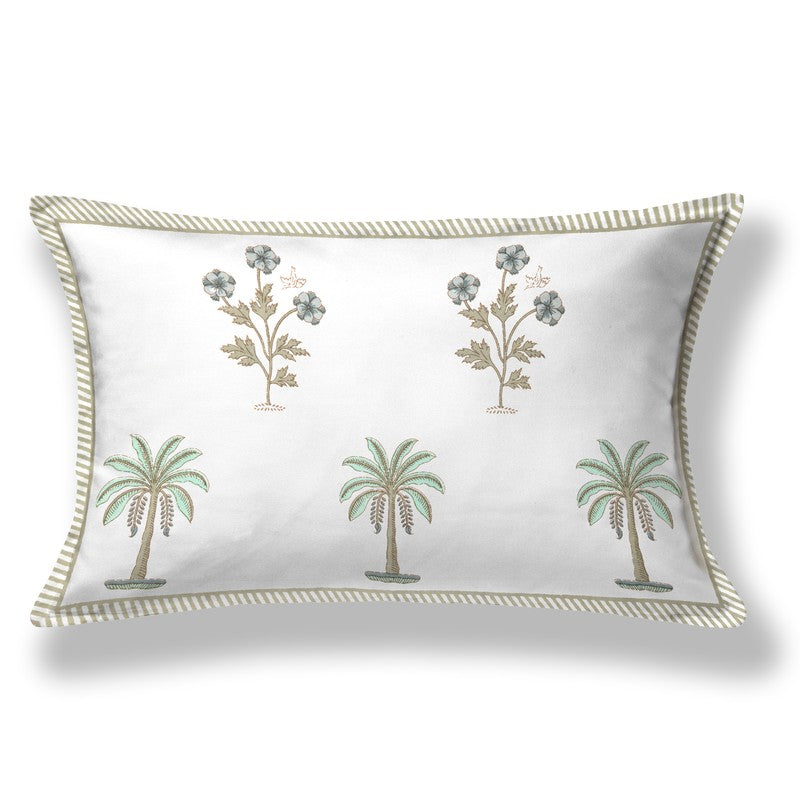 Haveli Space Cotton Bedsheet (White, Grey) - 180 TC media 5