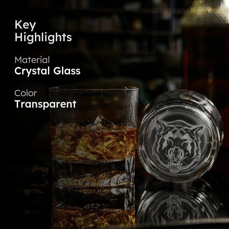 Celestia Crystal Whiskey Glasses (230 mL Each) - Set Of Two media 2