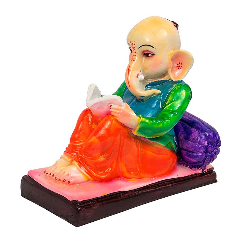 Lord Ganesha Grantha Showpiece media 4