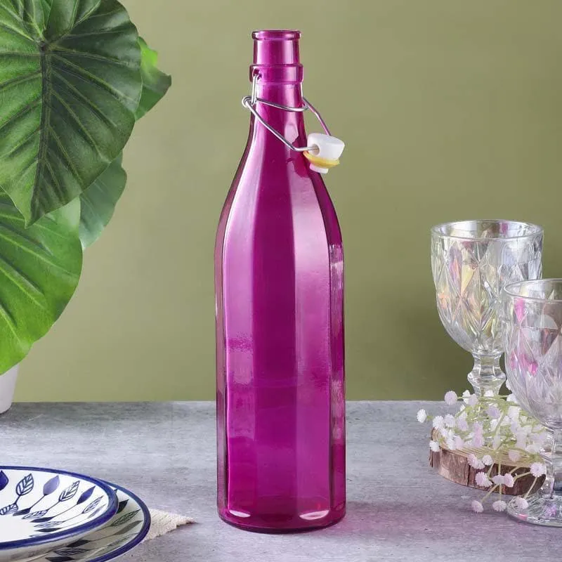 Vintage Fliptop Bottle - Purple media 4