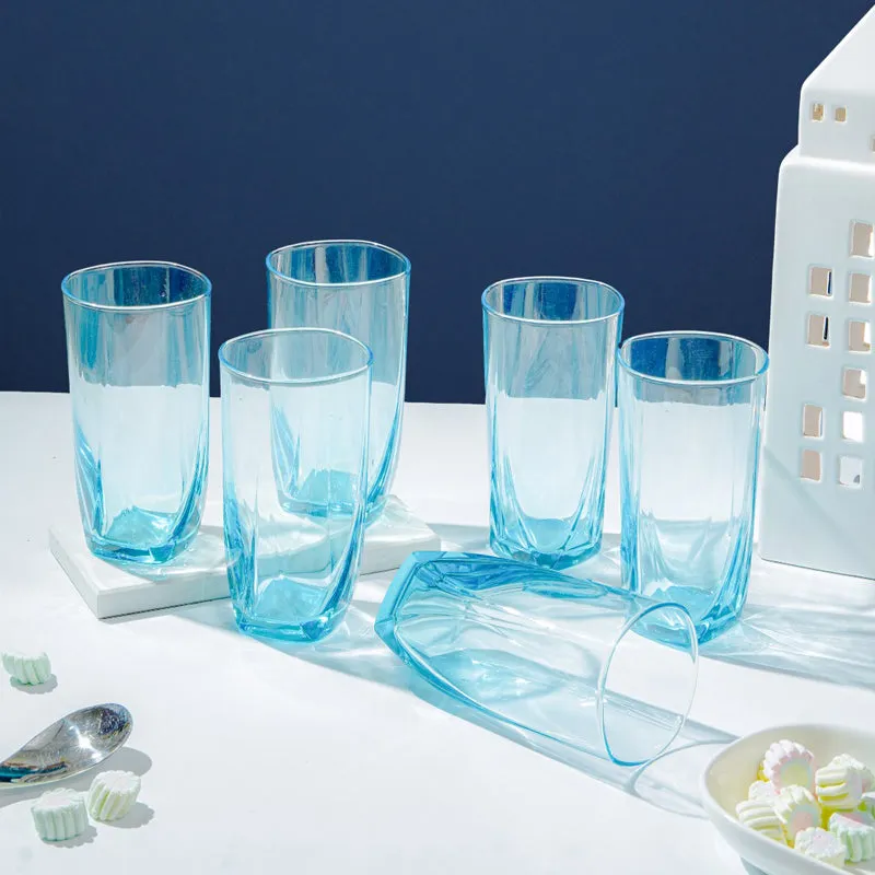 Luminarc Eiffel Glass (350 mL/Sky Blue) - Set Of Six media 1