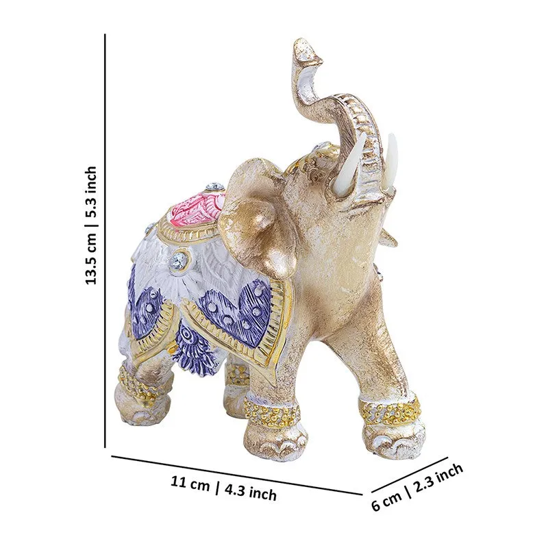 Elephant Duo Showpieces - Set of Two media 9
