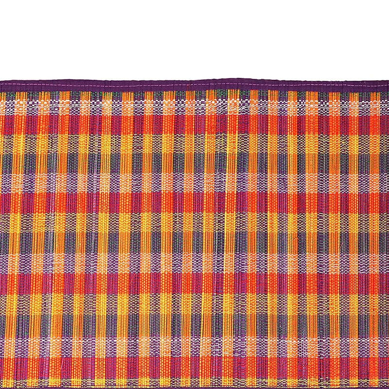 Chequered Zen Bamboo Table Mat (Purple) - Set Of Six media 3