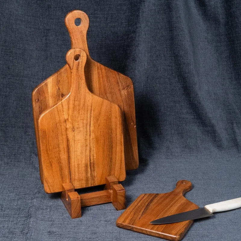 KitchenCraft Wooden Chopping Board - Four Piece Set media 4