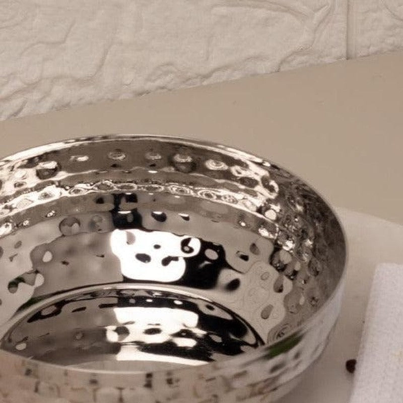 Vintage Charm Hammered Serving Bowl (500 ML) - Set Of Two media 4