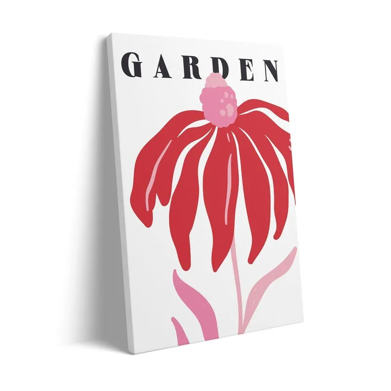 Blossom Garden Archival Canvas Wall Art - Black Frame media 4