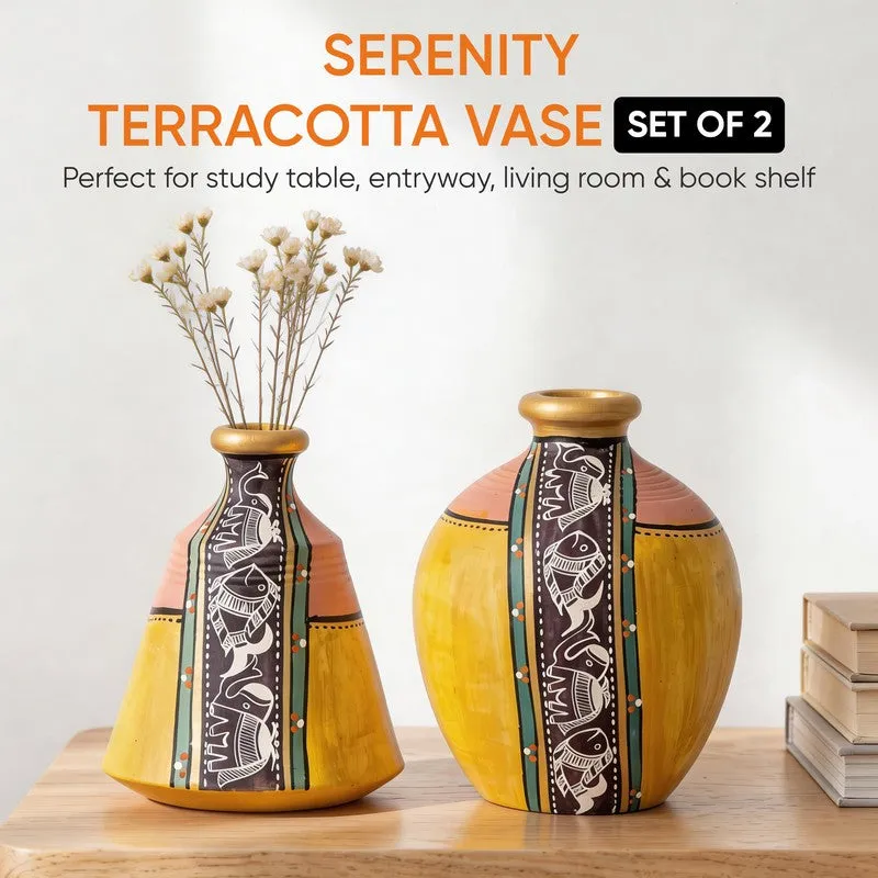 Zainab Terracotta Vase - Two Piece Set media 10
