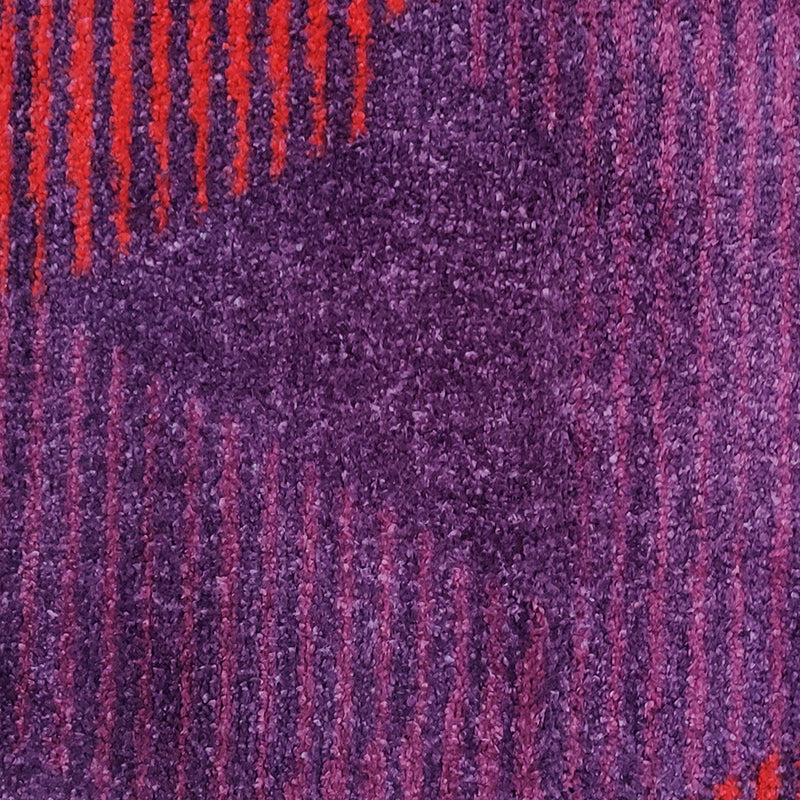 Calista Geometric Micro Fiber Runner Rug - Purple media 4