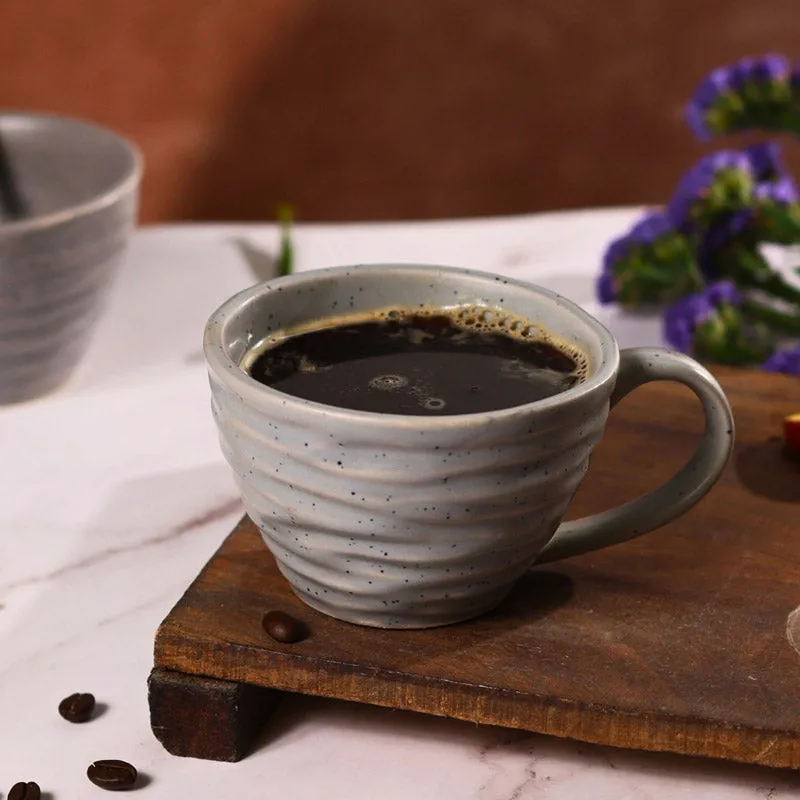 Mayla Ceramic Coffee Mug (220 mL Each) - Set of Two media 6
