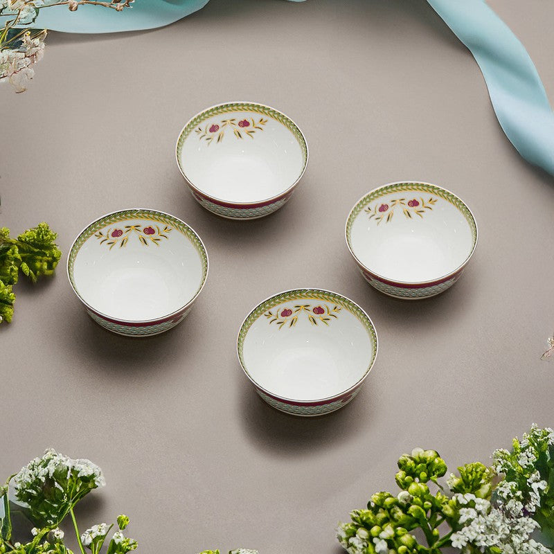 Pom Passion 24K Gold Plated Bowls(200 mL Each)  - Set Of Four media 3