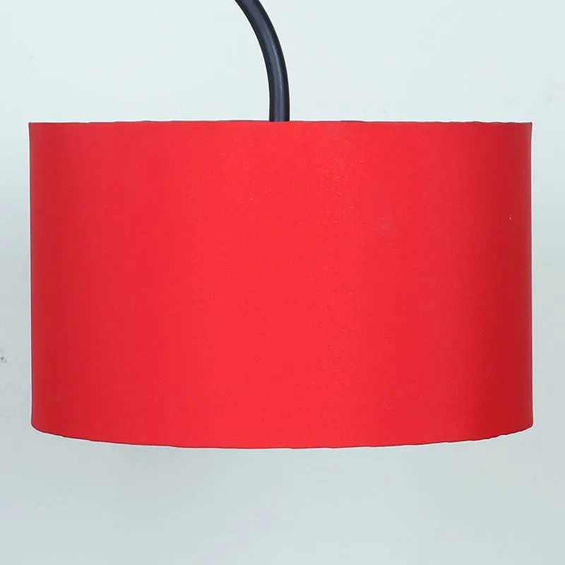 Lucciola Solid Arched Floor Lamp - Red media 5