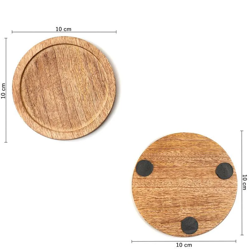 Sova Mangowood Coaster - Set Of Six media 5