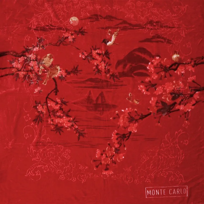 Monte Carlo Crimson Cascade Blanket (Red) - 850 GSM media 7