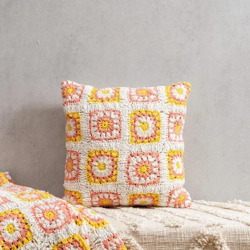 Lethe Crochet Cushion Cover - Square media 1