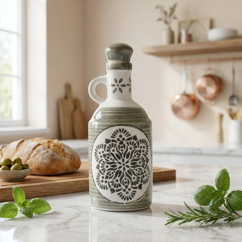 Countryside Drizzle Ceramic Oil Dispenser - 1000 mL
