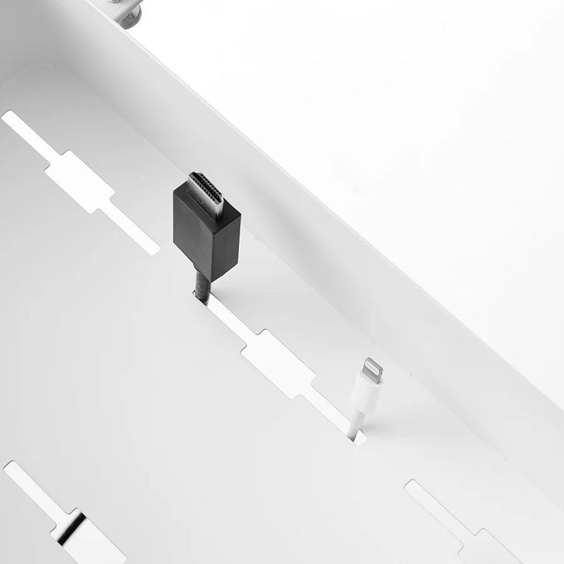 Desk Dock Carbon Steel Rack - White media 6