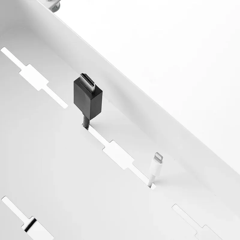 Desk Dock Carbon Steel Rack - White media 6