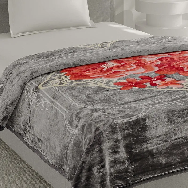 Monte Carlo Blush Bloom Blanket - 483 GSM media 3