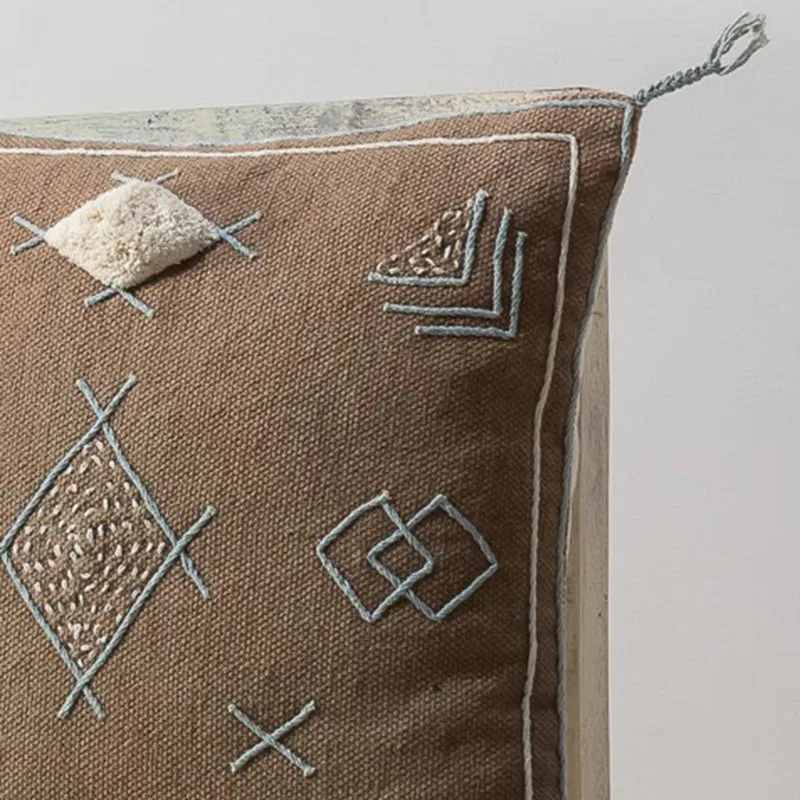 Glyph IV Embroidered Cushion Cover media 4
