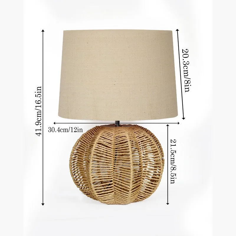 OpalAura Designer Bedside Lamp - OffWhite media 8