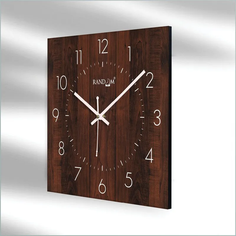 Arixen Analog Wall Clock - Brown media 5