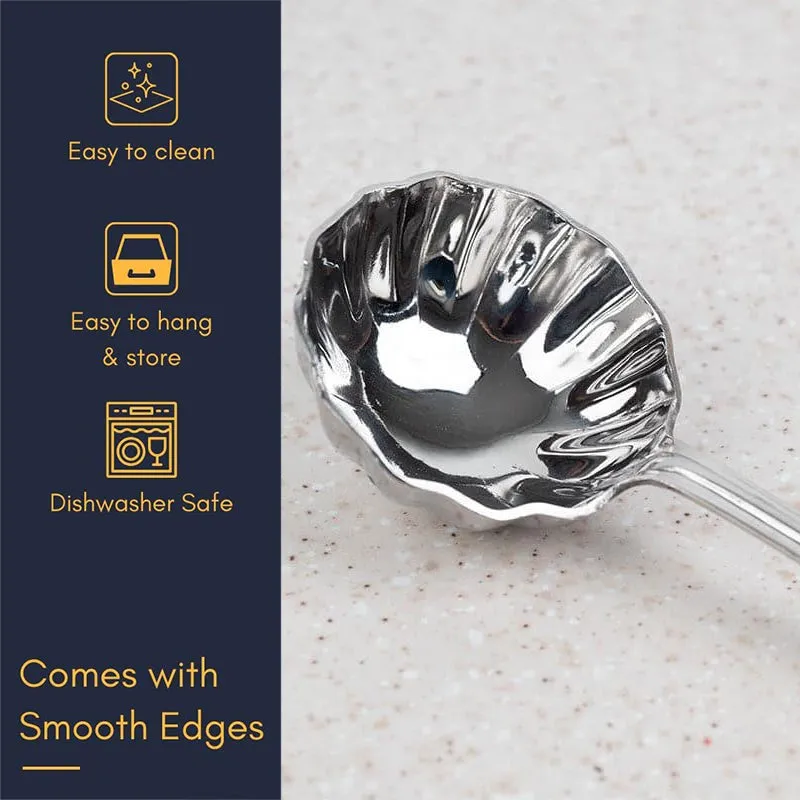 Premium Nijo Stainless Steel Kitchen Ladle - Dishwasher Safe media 10
