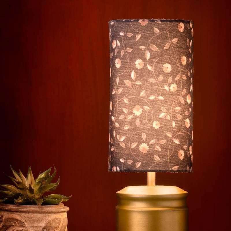 Twining Vines Fabric Table Lamp - Multicolor