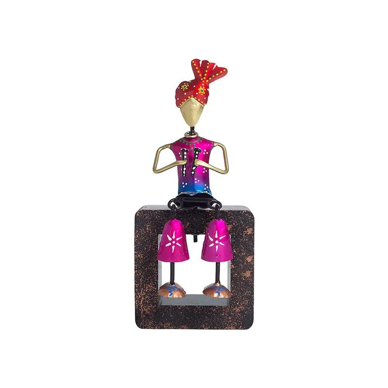 Musician Figurine Decorative Showpiece - Pink,Red media 3