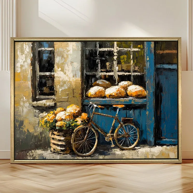 Morning Bread Canvas Wall Painting With Frame media 4