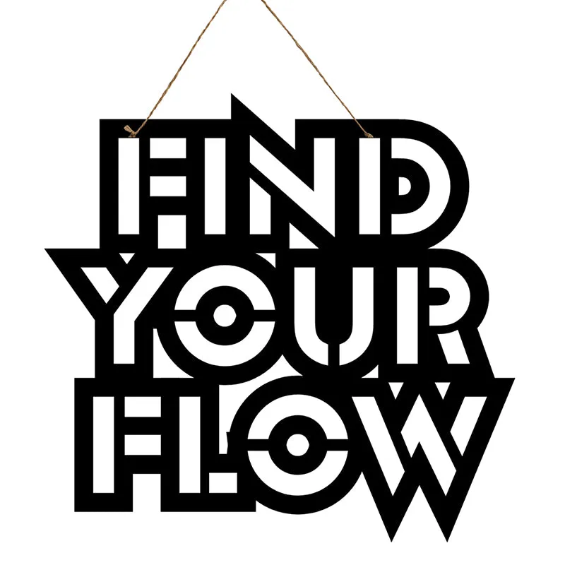 Find Your Flow Mild Steel Wall Accent media 3