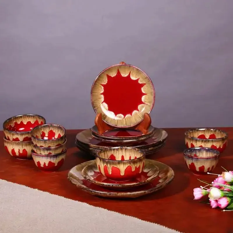Gramae Handmade Dinner Set - 54 Piece Set media 3