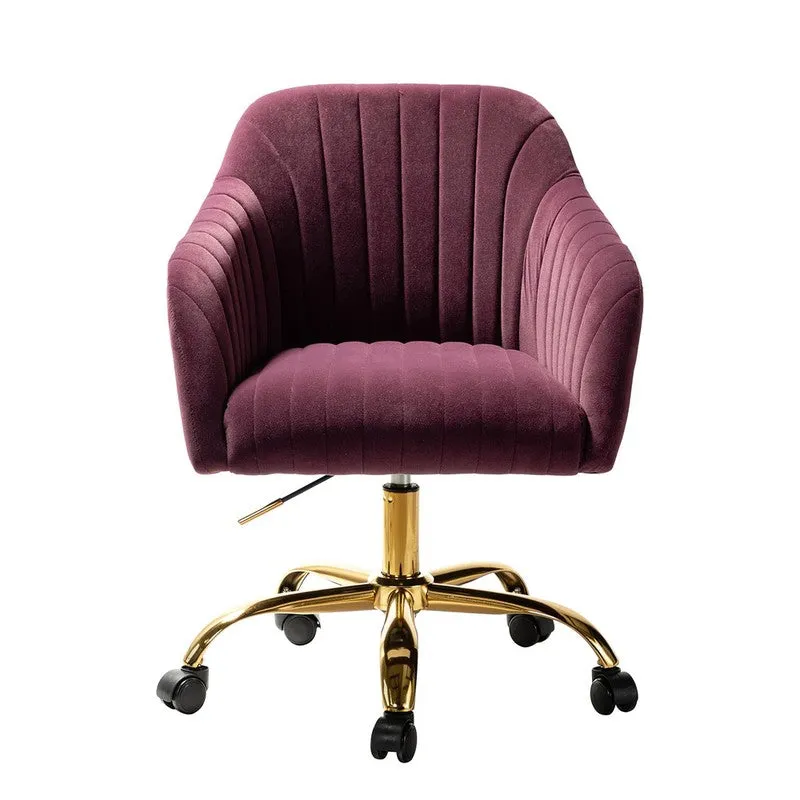 Seaton Metal Office Chair  -  Purple media 3